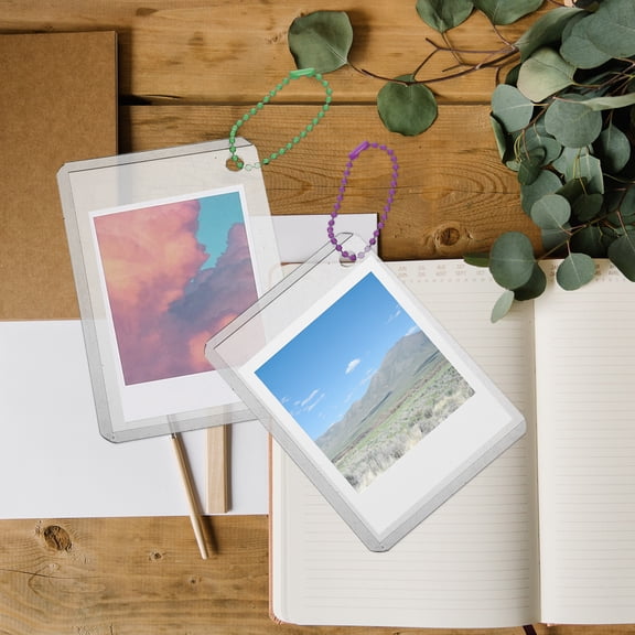 PTOOTP Protective Photocard Holder Clear Photo Protector Sleeves Plastic Photo Cards 10 Sets