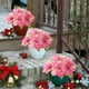 thumbnail image 5 of Poinsettia Artificial Flowers Home Decor Vase Flower Arrangement Fake Christmas Plants, Artificial Poinsettia Indoor Decor, Realistic Simulation, Long Lasting Flowers, No Maintenance, Easy Setup,, 5 of 8