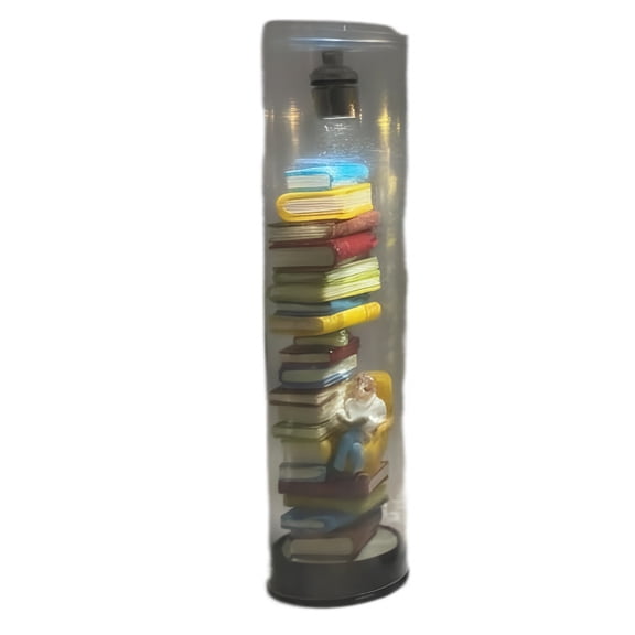 Naiovety Lámpara de lectura multifuncional para estantería, ideal para lectura creativa. Regalo perfecto para el hogar y la lectura. Decoración del hogar Estilo C