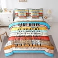 thumbnail image 1 of YST Lake Rules Comforter Set, Rustic Farmhouse Bedding, 7-Piece, Lake House Decor, Full Size, 1 of 5