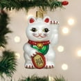 thumbnail image 2 of Old World Christmas Lucky Cat Hanging Ornament, 3.5-inch Height, Holiday Decoration, 2 of 5