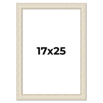 17x25 Frame White Real Wood Picture Frame Width 1.75 inches | Interior Frame Depth 0.5 inches |