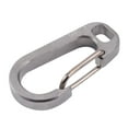 thumbnail image 4 of tooloflife Durable Carabiner Keychain Quick Release Hooks Large Load Bearing Titanium Alloy, 4 of 5