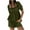 Green, variant on CHGBMOK Women Summer Linen 2-Piece Set Outfits Square Neck Short Puff Sleeve Tops and Shorts (Brown,M)