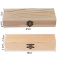 thumbnail image 7 of SPRING PARK Wooden Pencil Box with Lid, Natural Wood, 7 of 7
