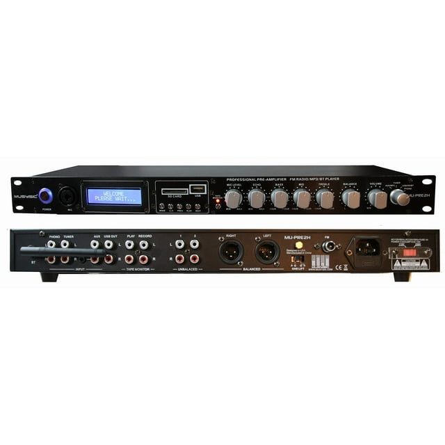 MUSYSIC MU-PREA2H Processeur Audio Professionnel Pré-Amp
