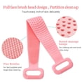 thumbnail image 3 of Silicone Dual-Sided Body Scrubber Bath Brush, 3 of 6