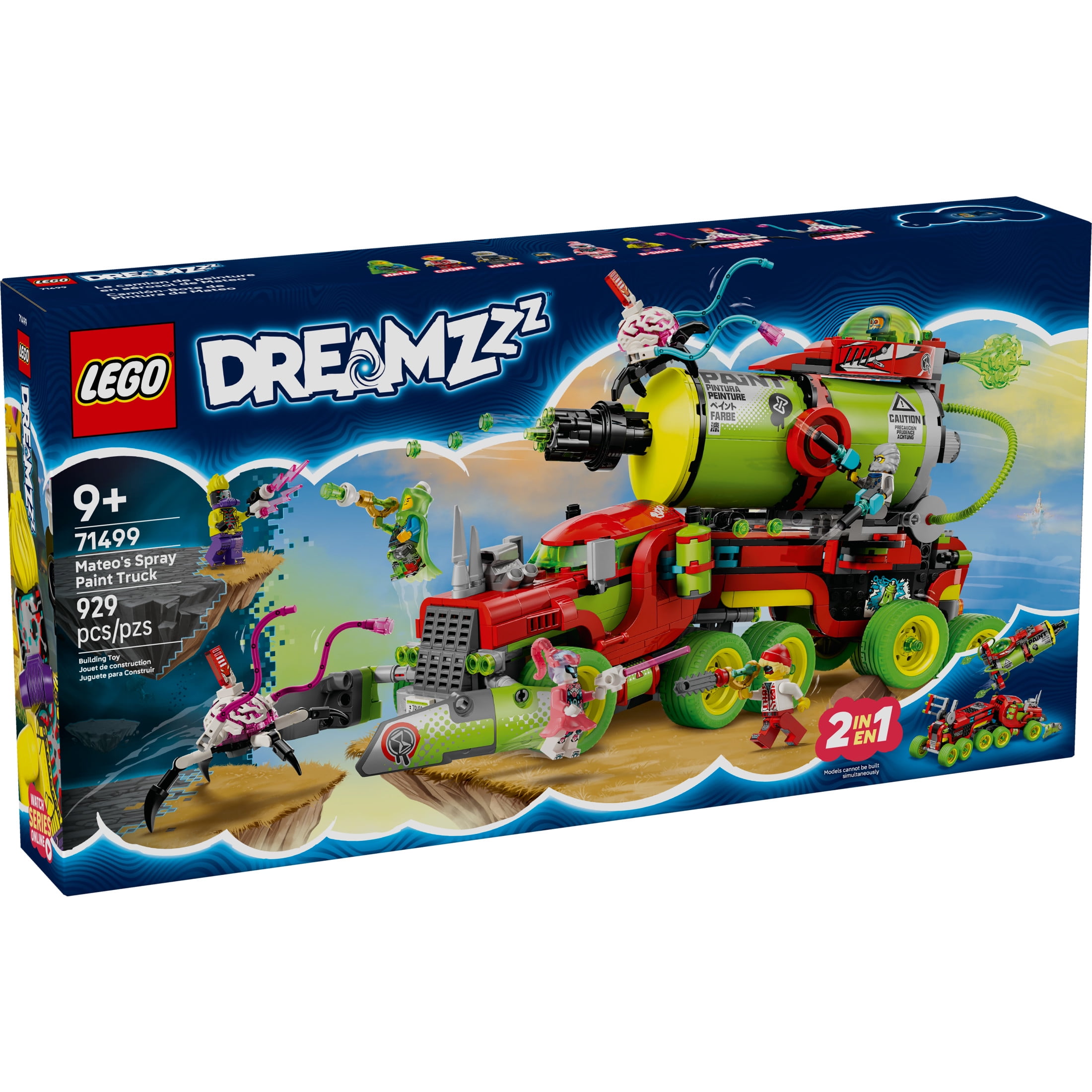 LEGO, Building Toy, 71499, DreamZzz Mateo‚Äôs Spray Paint Truck