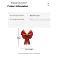 thumbnail image 7 of Cathery Big Bow Large Bow Decorations for Door Window Gift Wreath Bow Christmas Tree Topper Party Wedding Home Decor, 7 of 7