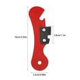 thumbnail image 2 of Multifunctional Red Can Opener Portable Stainless Steel CansBottles, 2 of 6