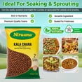 thumbnail image 3 of Kala Chana (Black Chickpeas) – Whole Dried Chana for Cooking | Protein-Rich Legume for Salads, Curries & Stews | Pantry Staple for Grocery, 3 of 5