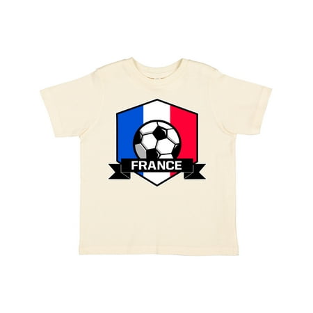 

Inktastic Soccer France Flag Banner Gift Toddler Boy or Toddler Girl T-Shirt