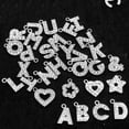 thumbnail image 6 of U8MO 20 Silver Alloy Rhinestone Alphabet Letter "A-Z" Charms Pendant Jewelry Making-V, 6 of 9