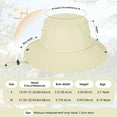 thumbnail image 2 of Minzimin Kids Sun Hat UPF50+ Girls Sun Hats Summer Beach Sun Hat Toddler Boys Hats Bucket Hat for Fishing Safari Hiking, 2 of 7