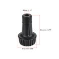 thumbnail image 4 of Uxcell On/Off Replacement Lamp Socket Turn Knob 20mm Length Black 30Pack, 4 of 6