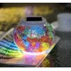 thumbnail image 4 of La bola de cristal accionada solar del mosaico del color que cambia llevó las luces del jardín Brillar Rojo Verde, 4 of 5