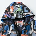 thumbnail image 4 of GYRATEDREAM Boys Hooded Dinosaur Jacket Windbreaker Casual Outerwear Kids Lightweight Zip Hooded Jacket, 4 of 9