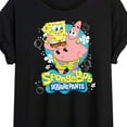 thumbnail image 3 of SpongeBob SquarePants - Spongebob And Patrick Logo - Juniors Ideal Flowy Muscle T-Shirt, 3 of 6