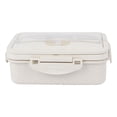 thumbnail image 2 of Darzheoy Bento Lunch Box for Adults, Lunch Box Container with 3 Compartments, Leak-Proof Lunchbox for Dining Out, Work, Picnic, Dishwasher/Microwave Safe, 2 of 4