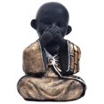 thumbnail image 4 of Estatuas Y Esculturas de Chino, Adorno Decorativo de Resina de Monje de Buda Hecho para El Calentamiento de Del Coche C-Gold Macarena Escultura de Buda de resina, 4 of 8