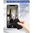 thumbnail image 2 of 2Pack TikTok Scrolling Remote Control for iPhone and Android Smartphone, Bluetooth Page Turner for Kindle App, Camera Photo and Video Clicker for iPhone, and Neck Strap Include Black, 2 of 7
