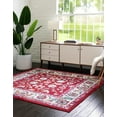 thumbnail image 4 of Rugs.com Aurelia Collection Rug – 8 Ft Square Magenta Medium-Pile Rug Perfect For Living Rooms, Kitchens, Entryways, 4 of 4
