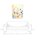 thumbnail image 3 of Creative Products Watercolor Floral Blooms 30x40 Canvas Wall Art, 3 of 5