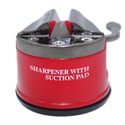 Zenport Z096 Blade Sharpener with Suction Attachment, Red - 10 Pack