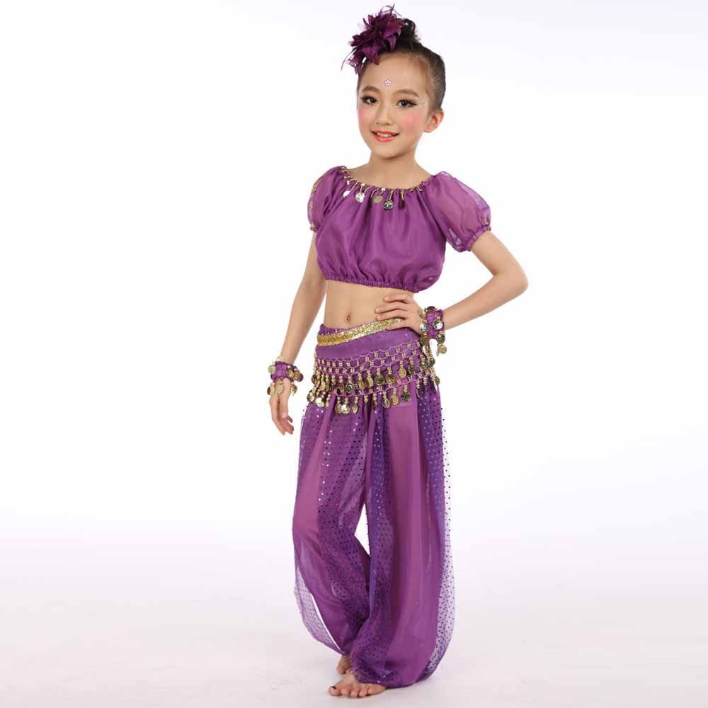 Handmade Children Girl Belly Dance Kids Belly Dancing Dance Cloth