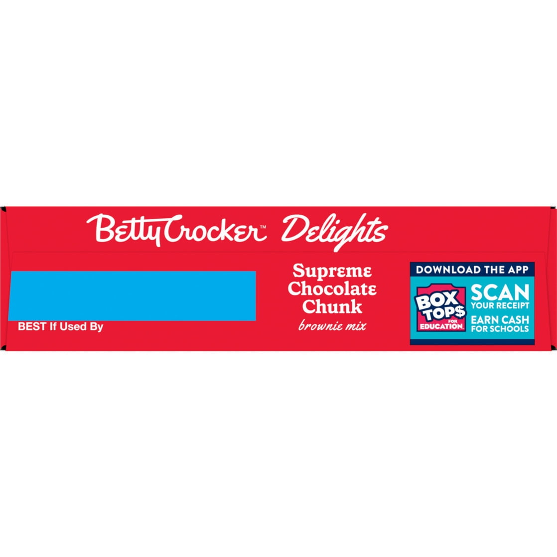 (6 pack) (6 pack) Betty Crocker Delights Supreme Chocolate Chunk Brownie Mix, 18 oz.