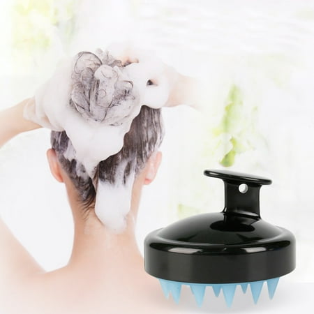 Silicone Shampoo Scalp Shower Body Washing Hair Massage Massager Brush (Best Scalp Massager For Natural Hair)