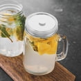 thumbnail image 4 of 2 Pcs Kit de Couvercles de Scelleuse sous Vide en Acier Inoxydable pour Bocaux Mason Design Divisé pour Stockage et Fermentation des Aliments Facile à Utiliser et à Nettoyer, 4 of 9