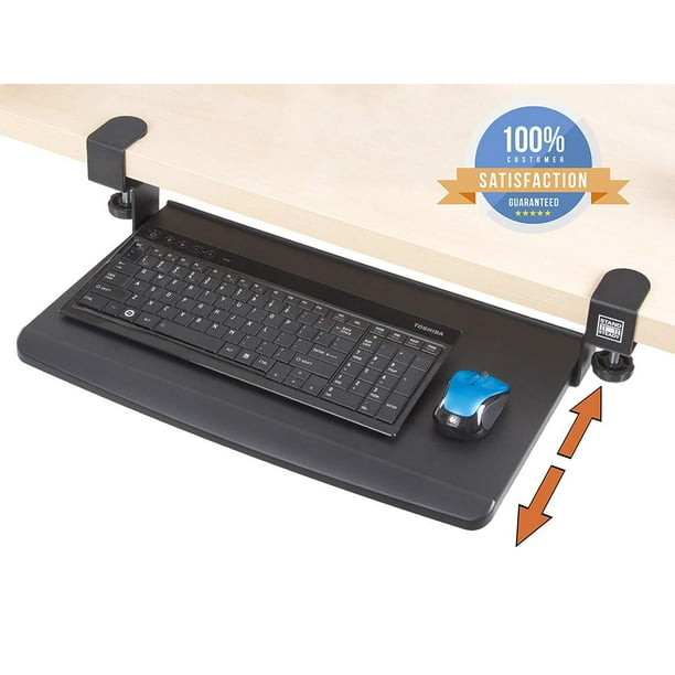 Stand Steady 25 Clamp On Keyboard Tray Easy Attachable Keyboard