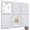 Light Grey, variant on 36" x 24" Vision Board, Large Decorative Felt Pin Board, Black Felt Bulletin Board, 6 Pack Foldable Felt Wall Tiles, Cork Board Alternative Tack Board for Office Wall Decor