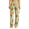 thumbnail image 4 of Trgacdwlo Ghost Graphic Spooky Halloween Pajamas Women Pants Loungewear Fall Womens Sleep Pants Elastic Waist Baggy Comfy Pajama Bottoms Women, 4 of 5