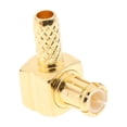 thumbnail image 3 of TISHITA 10 Pack MCX Male Plug Crimp Right Angle RF Coax Connector for RG316 RG174 LMR100, 3 of 7