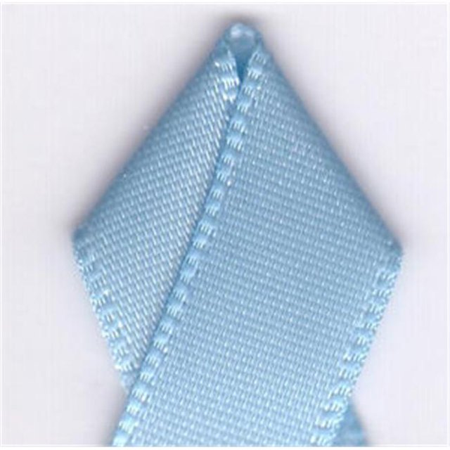 Papilion R074300230308100Y .88 in. Single-Face Satin Ribbon 100 Yards - Blue Topaz