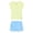 Lemon Drop, variant on Girls Graphic Tee and Mesh Shorts Set - Bright White - Size 6X
