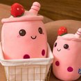 thumbnail image 4 of Peluche De Té De La Leche, Almohada De Té De La Leche Con Burbujas, Juguetes De Peluche, Regalos Para Niños Y Adultos Yuarrent HA045630-02, 4 of 6