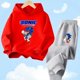 thumbnail image 3 of Conjunto de sudadera con capucha Sonic 2024, ropa de bebé para primavera, prendas de vestir exteriores, tops, sudadera para niño, ropa para niña, ropa para madre e hijo, 3 of 5