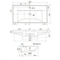thumbnail image 6 of Nameeks Scarabeo 3005-One Hole Scarabeo 36-1/4" Ceramic Wall Mounted / Drop In Bathroom, 6 of 6