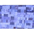 thumbnail image 1 of Ahgly Company Indoor Rectangle Patchwork Blue Transitional Area Rugs, 2' x 3', 1 of 4