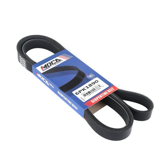 MOCA AUTOPARTS 6PK1890 Serpentine Belt Fit for 2009-2013 BMW X5 3.0L & 1998-2000 GMC Sonoma 2.2L & 2005-2011 Mitsubishi Galant 2.4L