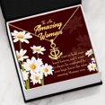 thumbnail image 1 of Pendentif Ancre Main en Acier Inoxydable Cadeau Fête des Mères Anniversaire, 1 of 7