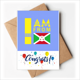 thumbnail image 1 of Soy de Burundi Sobre de la Carta de felicitación de la tarjeta de matrimonio, 1 of 4