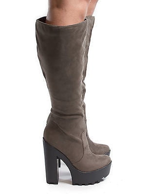 speed limit 98 band chunky platform heel