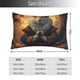 thumbnail image 2 of Fotbe Maple Leaf Meditating Squirrel Funda de Almohada Decorativa Estilo Occidental, Lujo en Algodón, Fundas para Almohadas King, Cojín Estampado para Decoración del Hogar-16"x24", 2 of 6