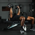 thumbnail image 5 of Titan Fitness TITAN Series Single Post Adjustable Bench, Supports 600 LB Incline, 1,000 LB Flat, Versatile Utility Bench for Home Gym Weightlifting Strength Training, 2.5" Thick HeftyGrip Vinyl Pad, 5 of 6