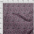 thumbnail image 3 of oneOone Polyester Spandex Purple Fabric Tropical Craft Projects Decor Fabric Printed By The Yard 56 Inch Wide, 3 of 5