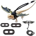 thumbnail image 1 of Adjustable Lizard Leash Bearded Dragon Harness Cool Leather Wings Best Gift, 1 of 5